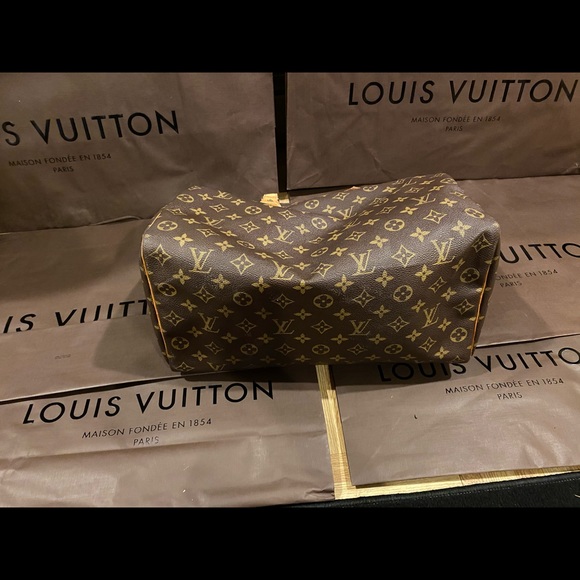 Auth LV speedy 35 monogram - Picture 6 of 8